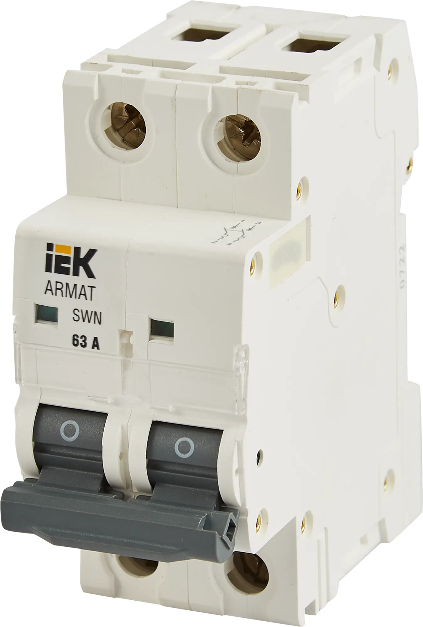 Изображение товара Автоматический выключатель IEK Armat SWN 2P 63 А для защиты электросетей