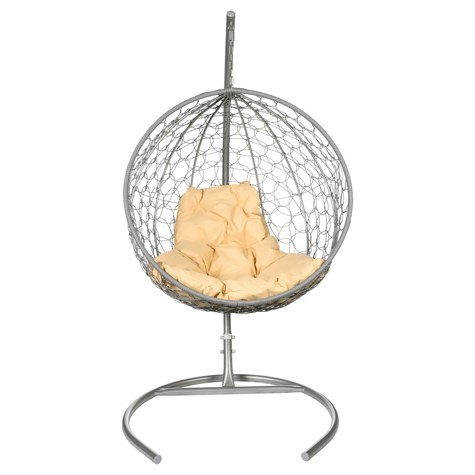 Изображение товара Кресло подвесное Bigarden KokosGreyB из искусственного ротанга, стильное и долговечное