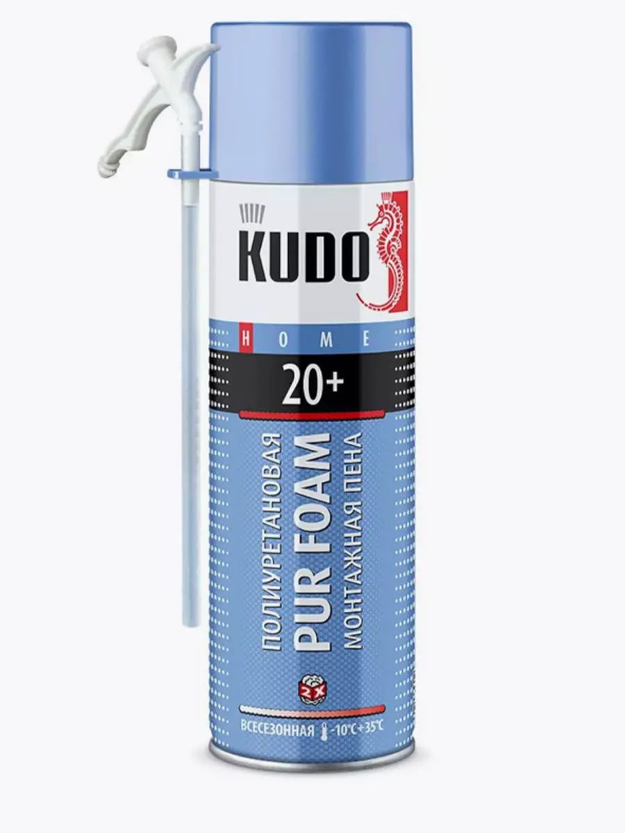 Изображение товара Пена монтажная бытовая Kudo Kuph06u20+ 20 теплоизолирующая всесезонная 650 мл