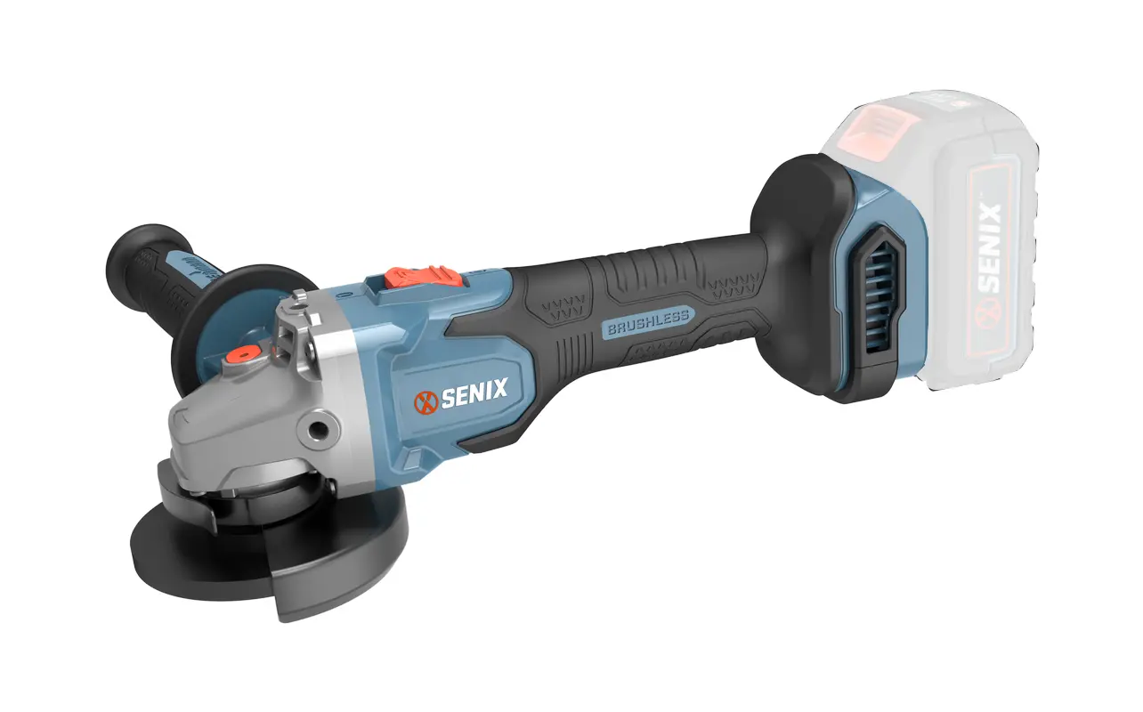 Изображение товара УШМ аккумуляторная бесщеточная SENIX PAX2115-M2-EU с диаметром диска 115 мм