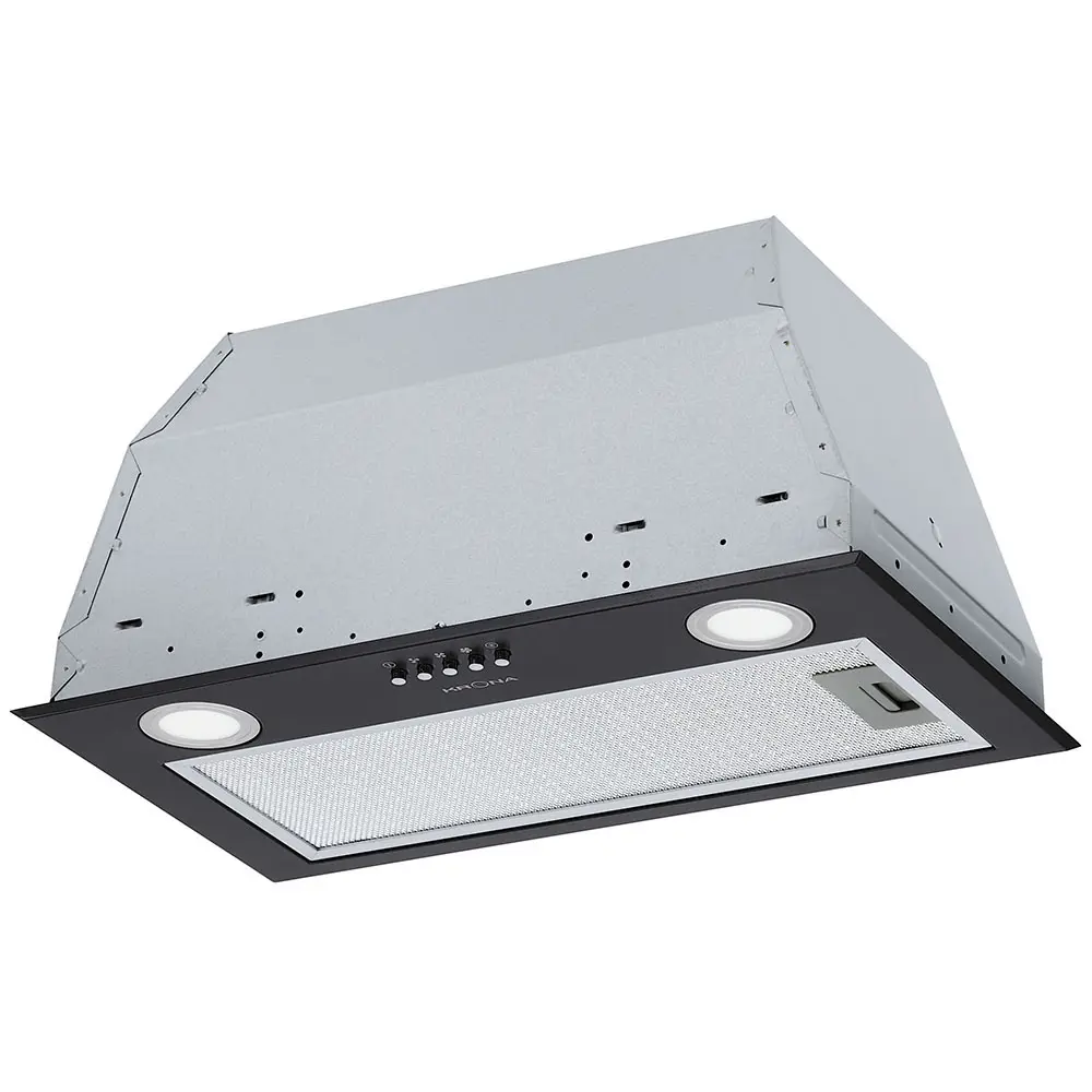 Изображение товара Встраиваемая вытяжка KRONA AMBRA 600 Black Pb 52.5 см