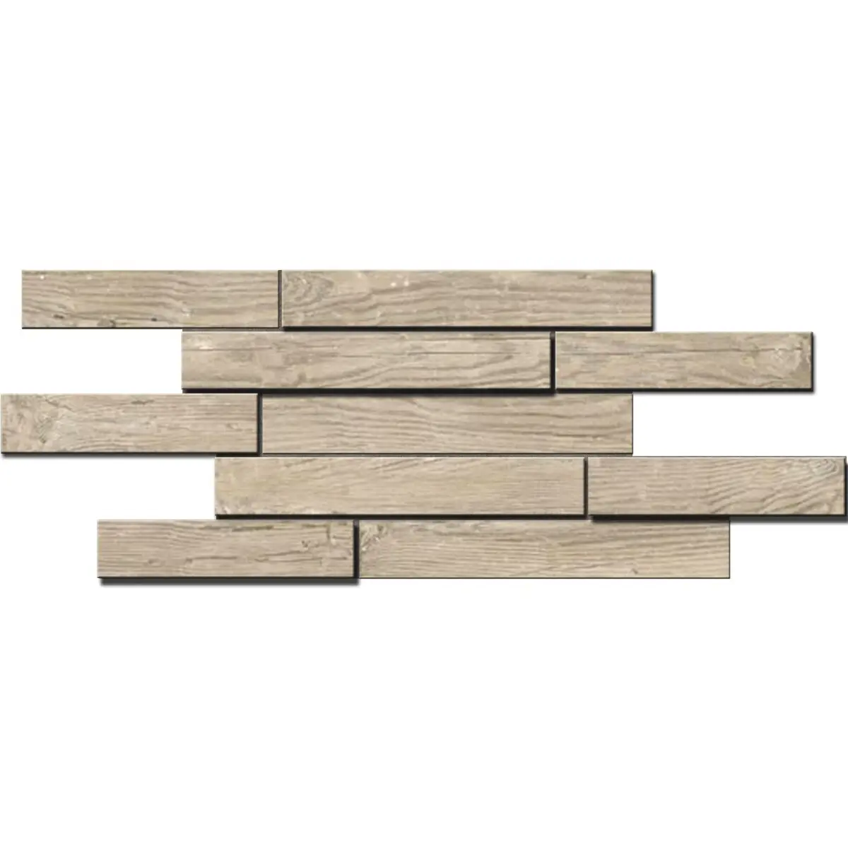 Изображение товара Декоративная мозаика Estima Мозаика из керамогранита 35044 28x78.5см цвет Бежевый