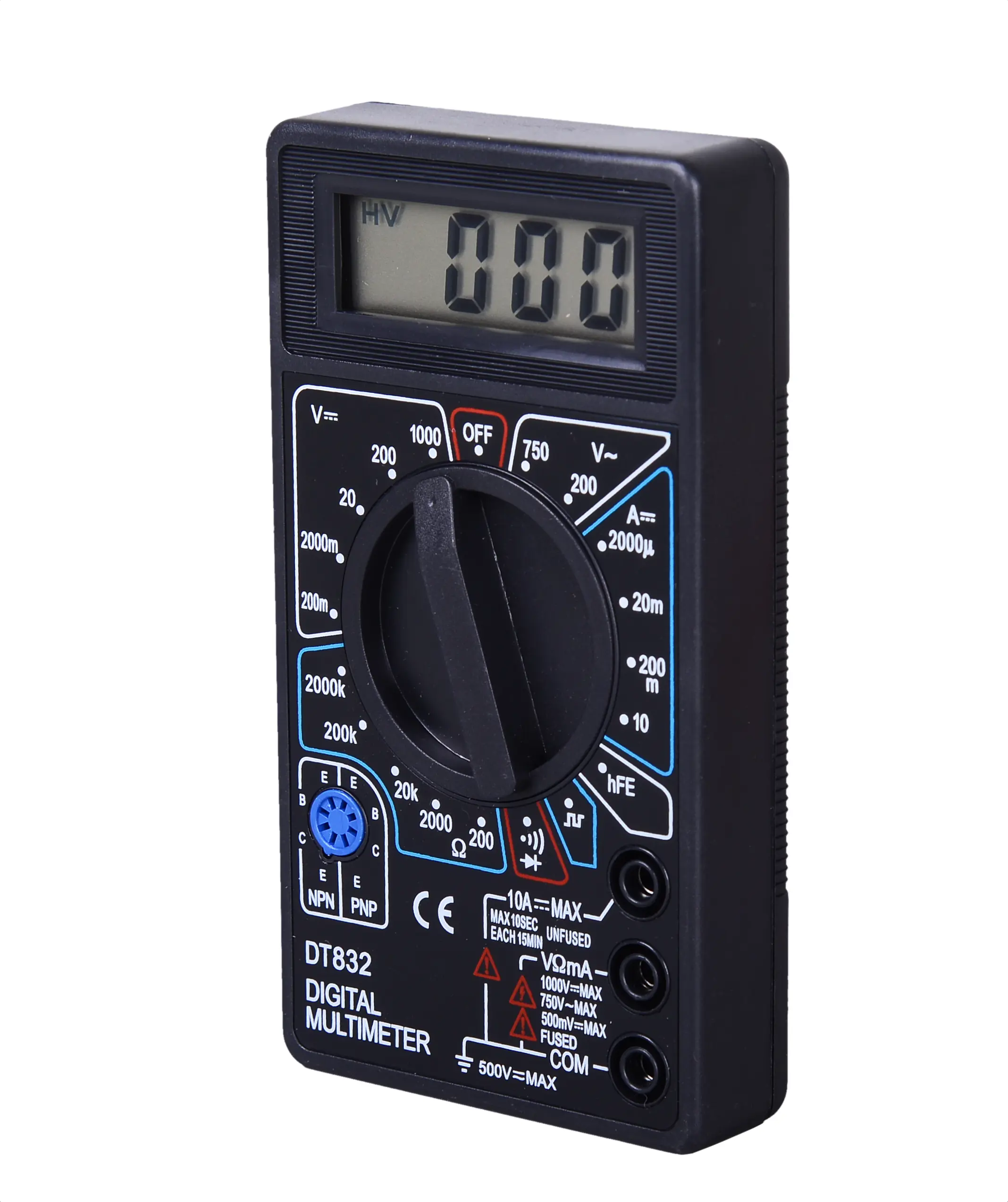 Изображение товара Мультиметр Ресанта DT 832 цифровой универсальный измерительный прибор