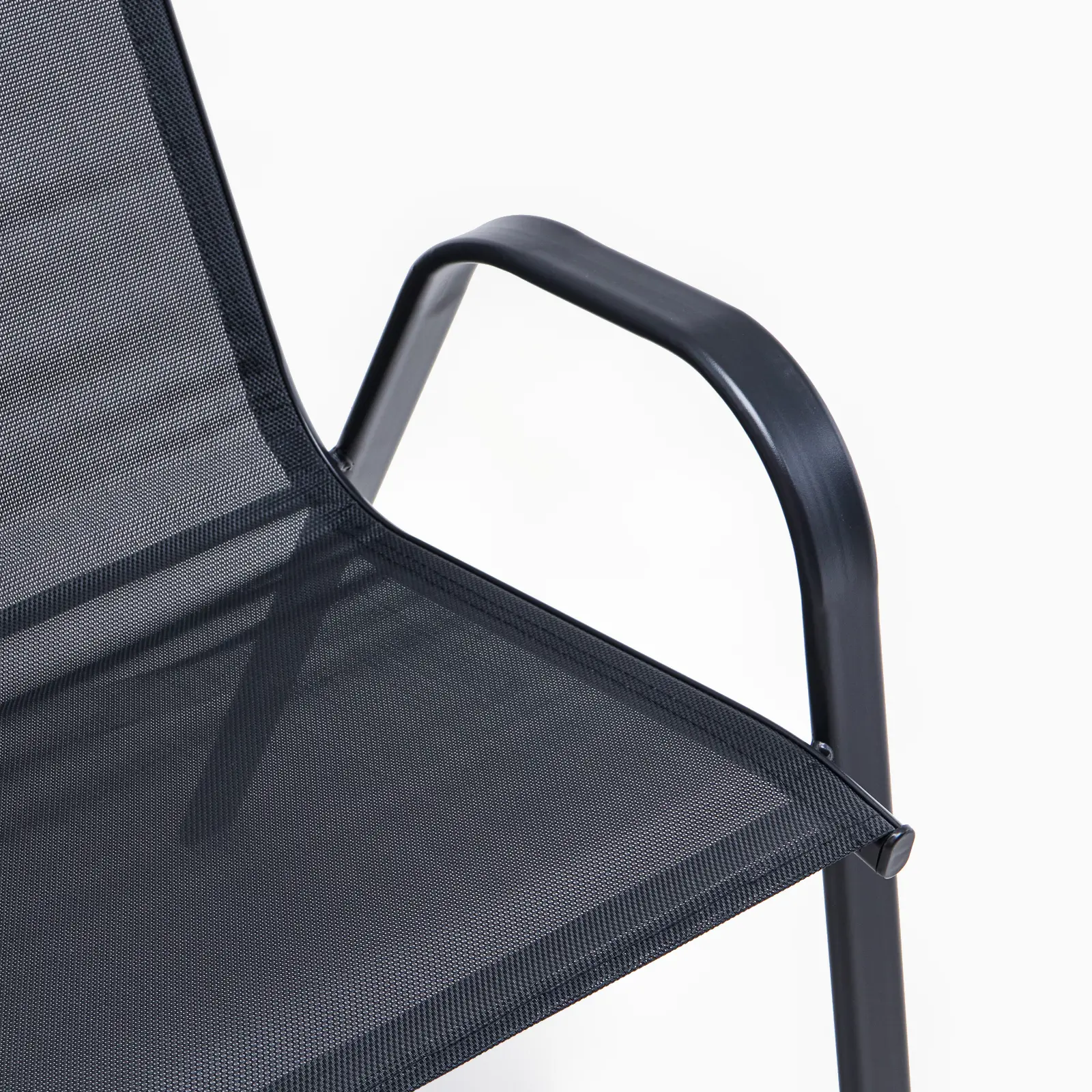 Изображение товара Набор садовой мебели для отдыха Альтернатива 10783856 79 см x 68 см x 95 см пластик черный 3 шт