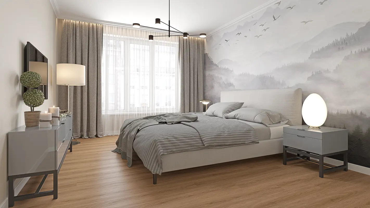 Изображение товара LVT плитка Alpine Floor ЕСО 5-21 Дуб Рыжий влагостойкий 34 класс 2 мм 4.49 м2