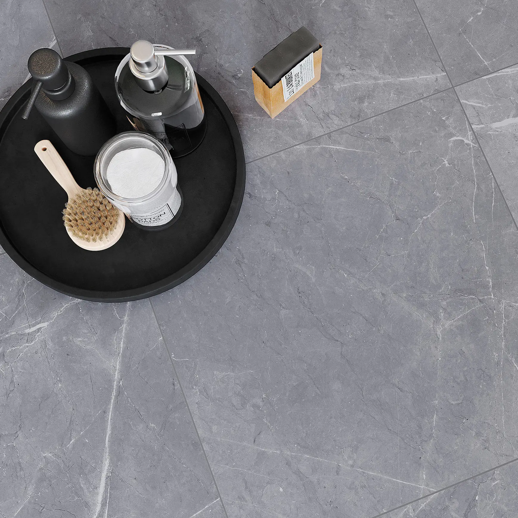 Изображение товара Глазурованный керамогранит KREAFORTA Dina 42x42 см серый для стен и пола