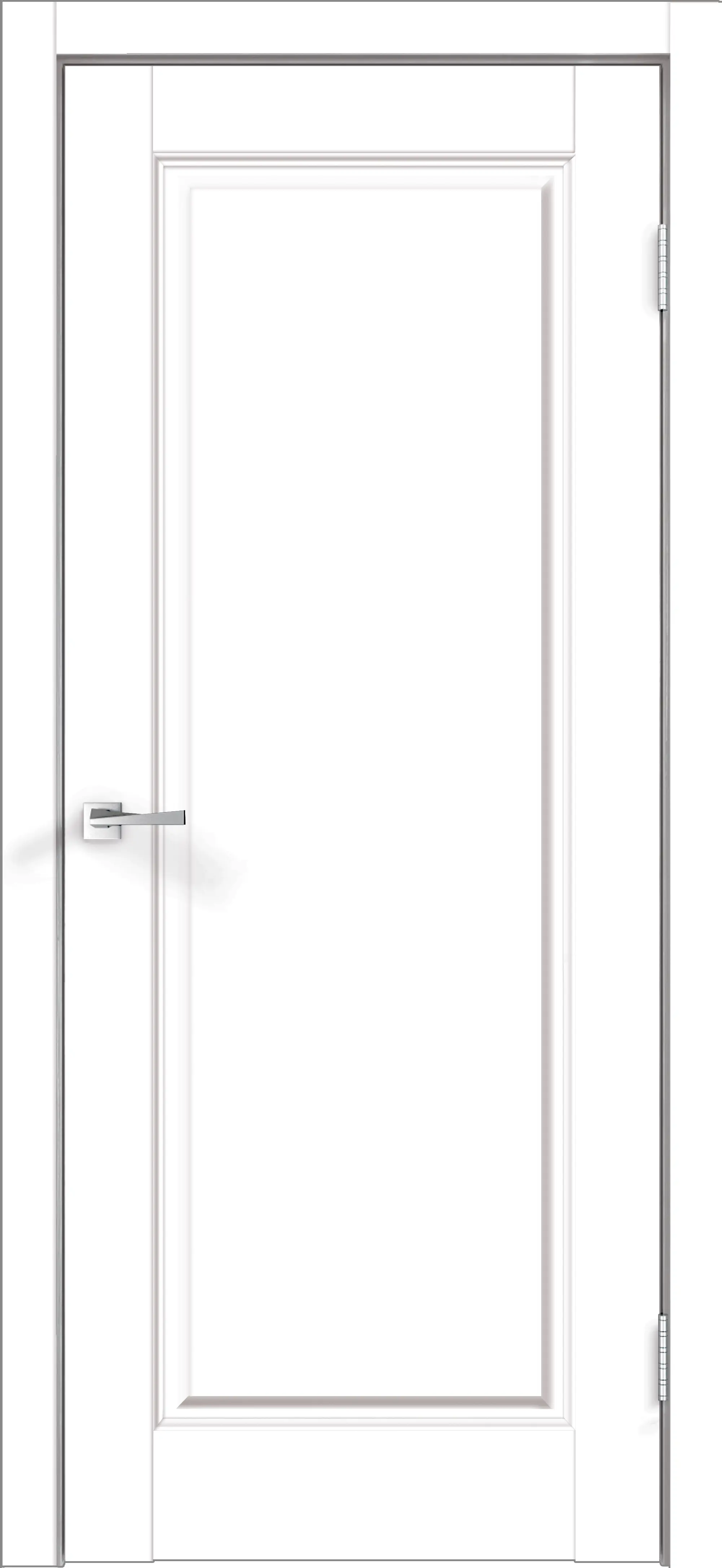 Изображение товара Дверь межкомнатная Velldoris Villa 4P 70х200 см белая ПВХ без замка