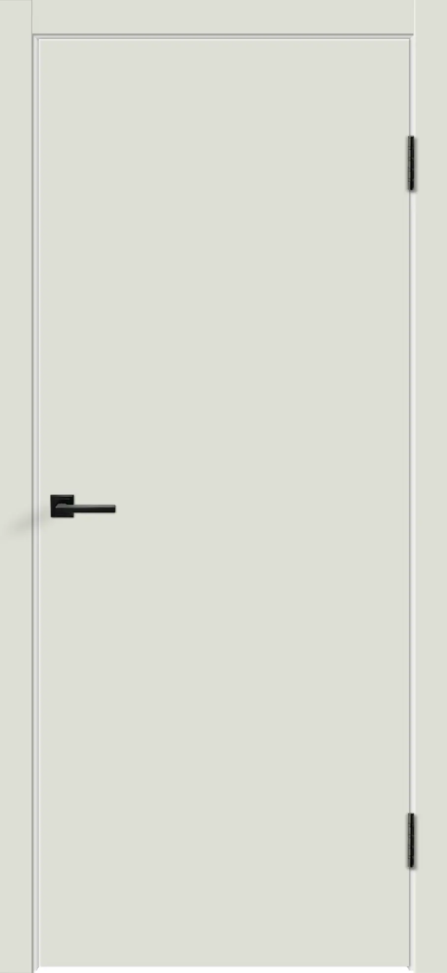 Изображение товара Межкомнатная дверь Velldoris Flat глухая 70x200 см светло-серый ПВХ