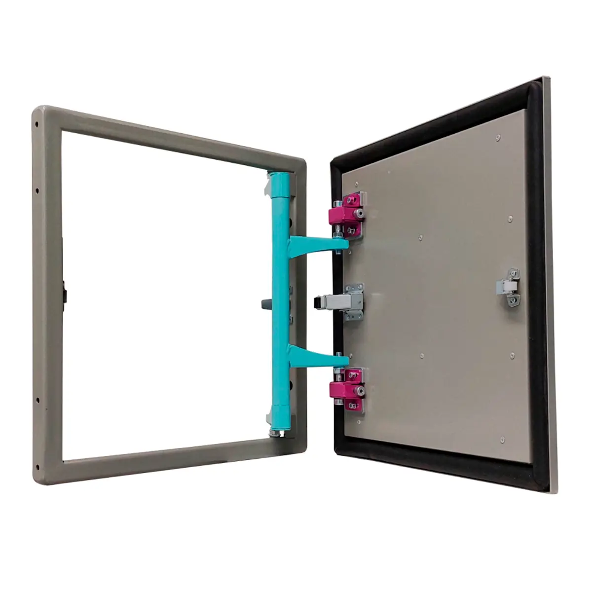 Изображение товара Ревизионный скрытый лючок Хаммер Стил Плюс 50x50 для стен из стали