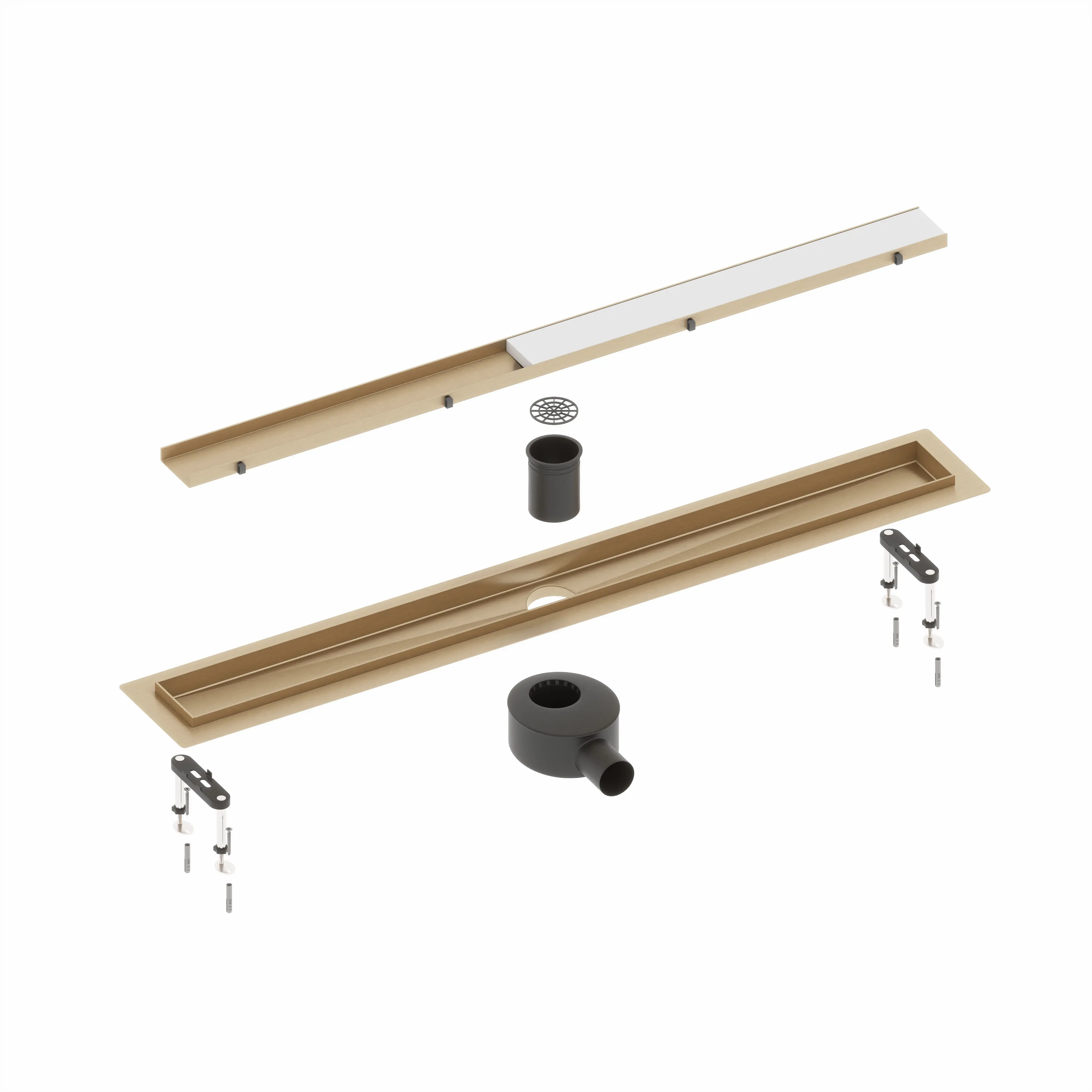 Изображение товара Душевой трап Timo DS230206/17 из нержавеющей стали, комбинированный затвор 65 см