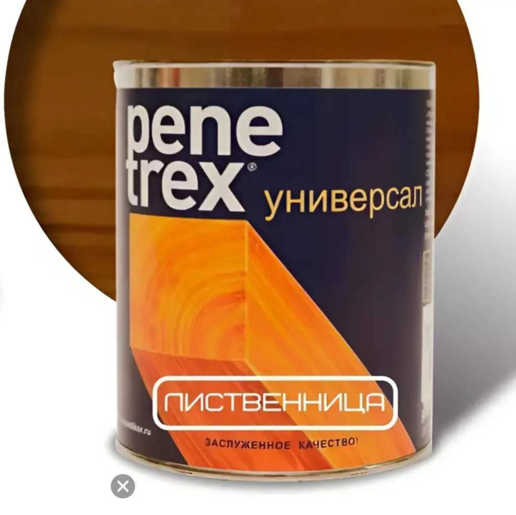 Изображение товара Защитно-декоративный антисептик по дереву Penetrex Универсал матовый цвет лиственница 2.5л