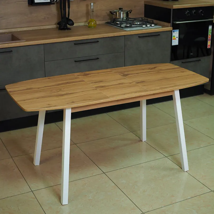 Изображение товара Кухонный раздвижной стол Frenesie Столлиондубопорыбелые 120x120 см