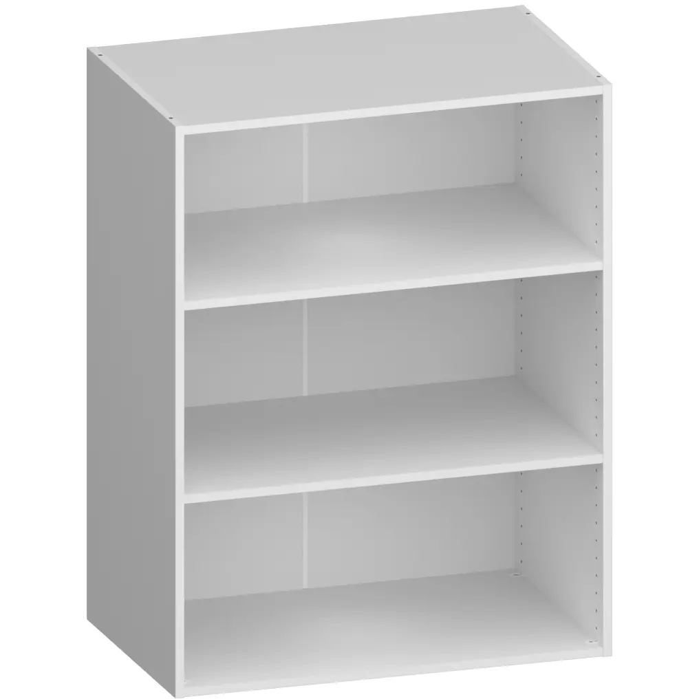 Изображение товара Стеллаж деревянный Фокус Л0207 80x105.3x49 см нагрузка до 5 кг ЛДСП цвет белый