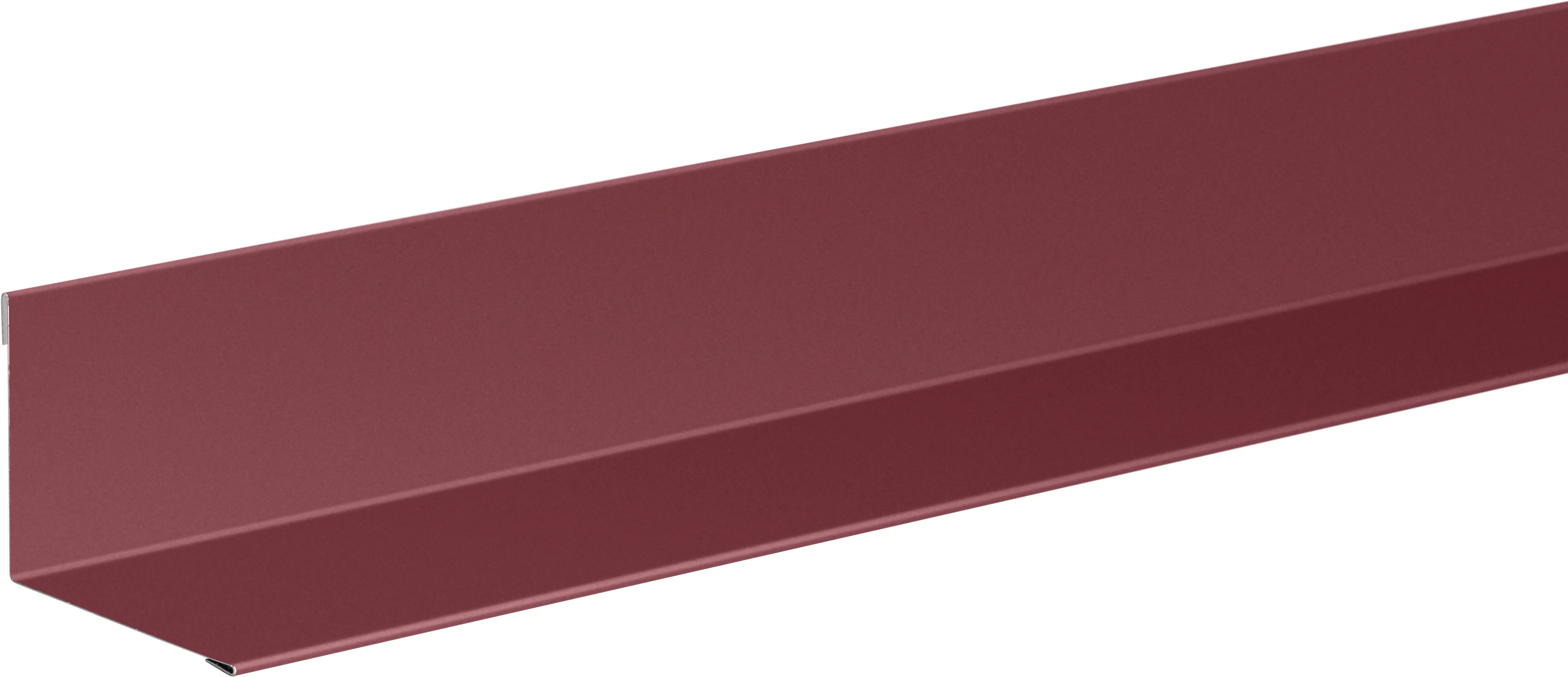 Изображение товара Планка для внутренних углов 115x115 мм 2 м 0.4 мм RAL 3005 красный