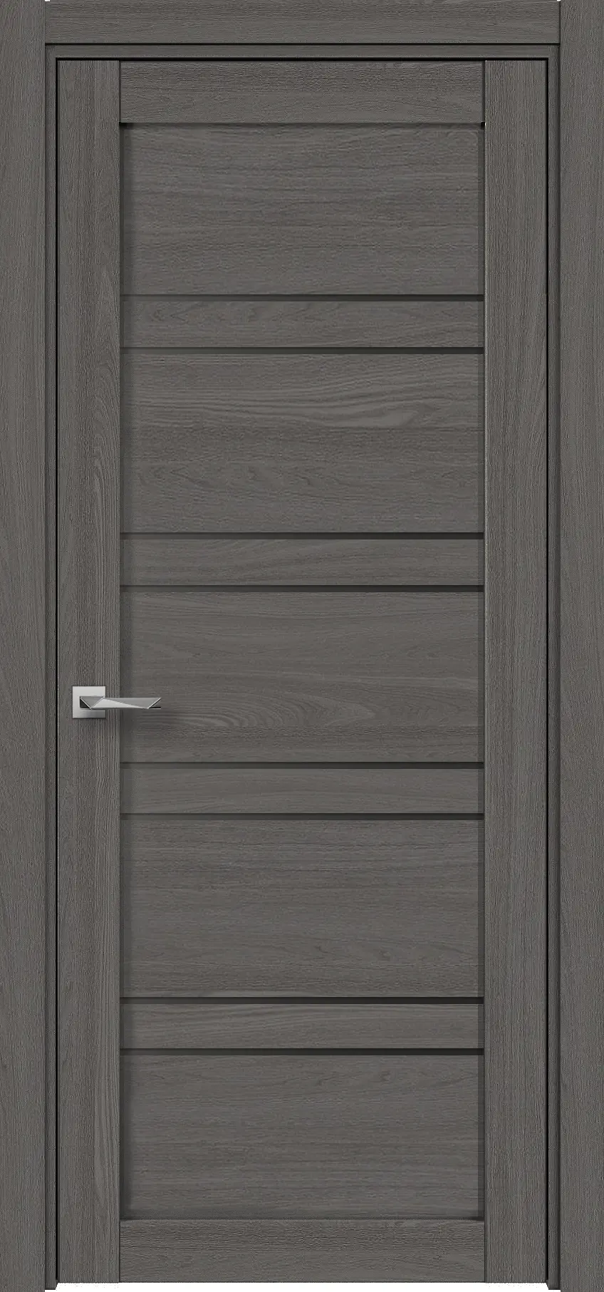 Изображение товара Дверь межкомнатная Verda Соло остеклённая 200x60см ПВХ цвет дуб элегансия серый