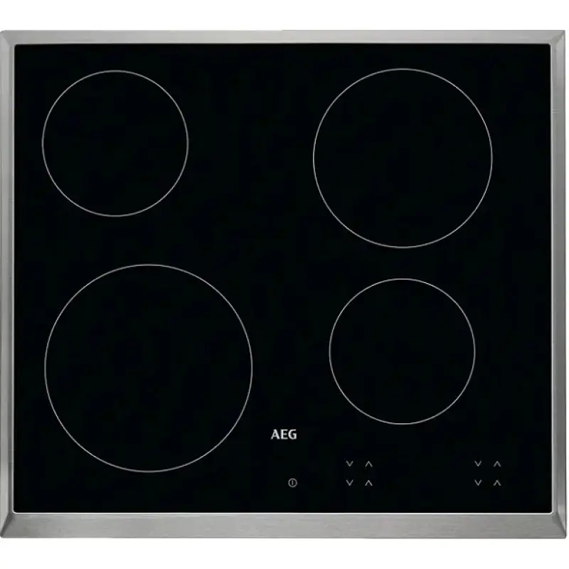 Изображение товара Электрическая варочная панель Aeg HK624000XB 57.6 см 4 конфорки цвет черный