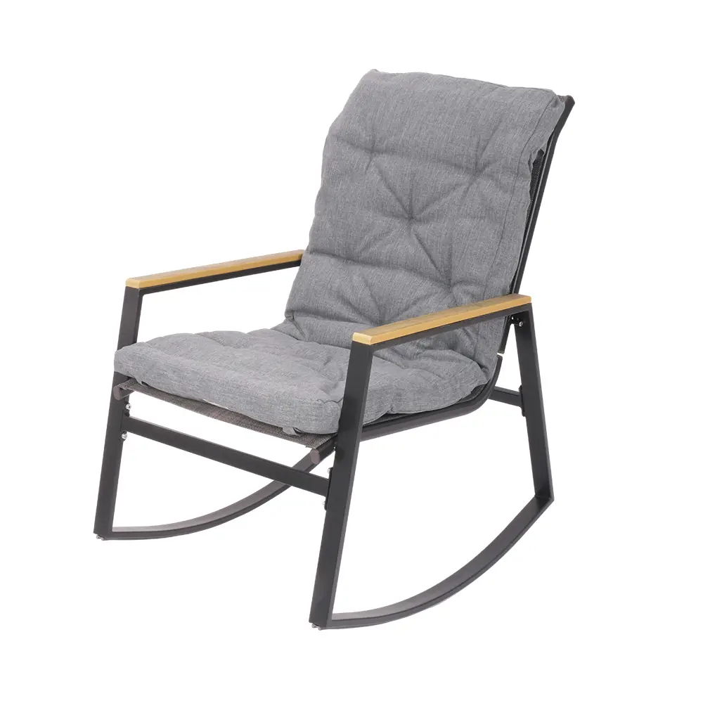 Изображение товара Кресло-качалка АС5953 Катания 61.5 см x 95 см x 94 см сталь черный