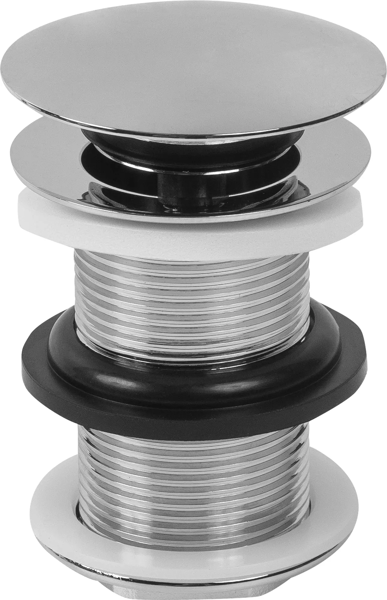 Изображение товара Выпуск для раковины MONLID 40 мм клик-клак без перелива хром