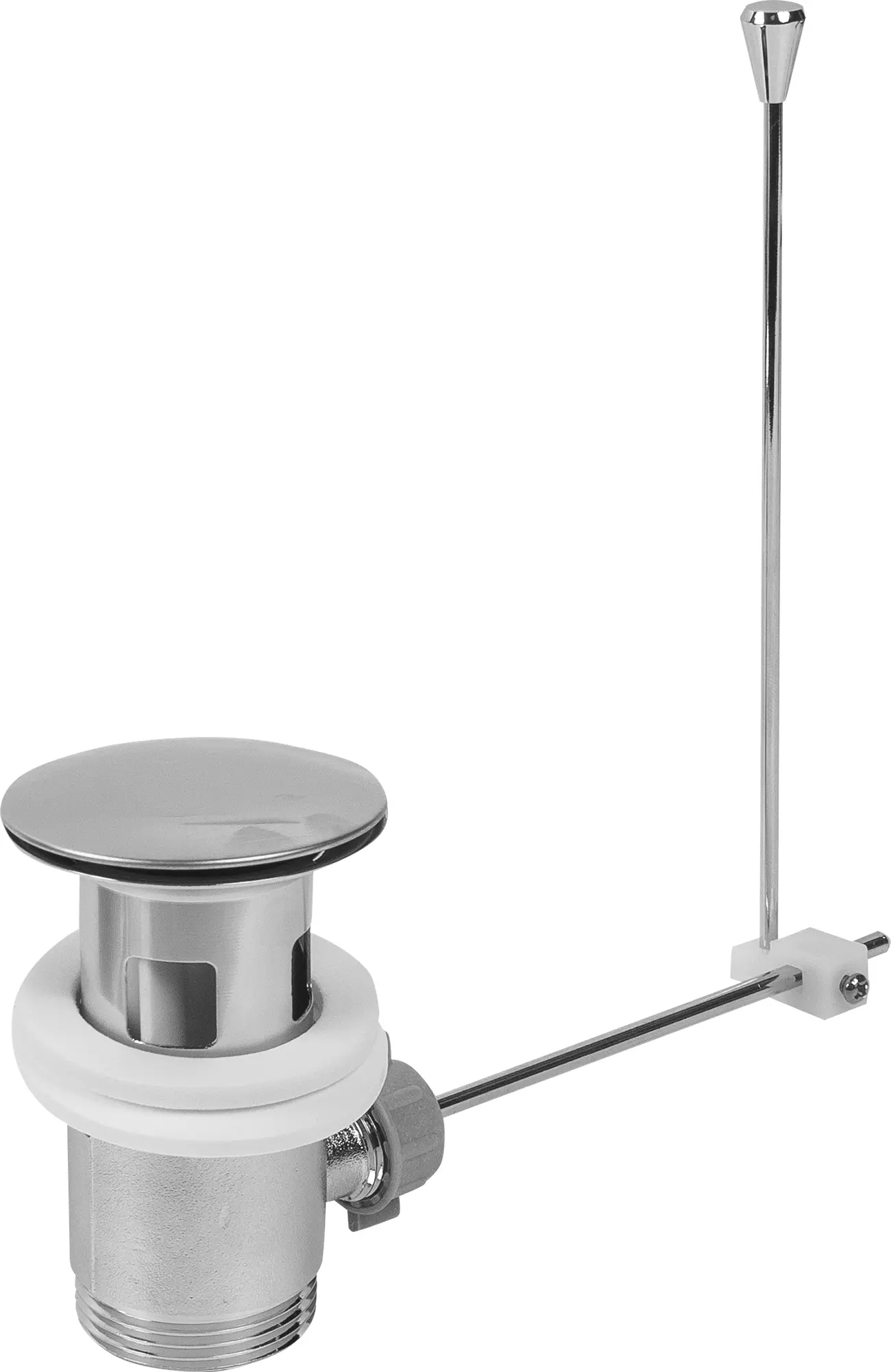 Изображение товара Выпуск для раковины MONLID 40 мм рычаг с переливом хром