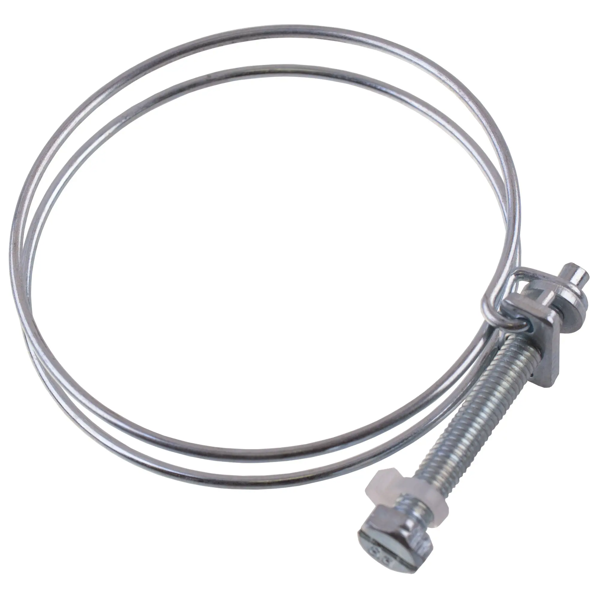 Изображение товара Хомут проволочный оцинкованный 47-52 мм 2 шт монтажный крепеж