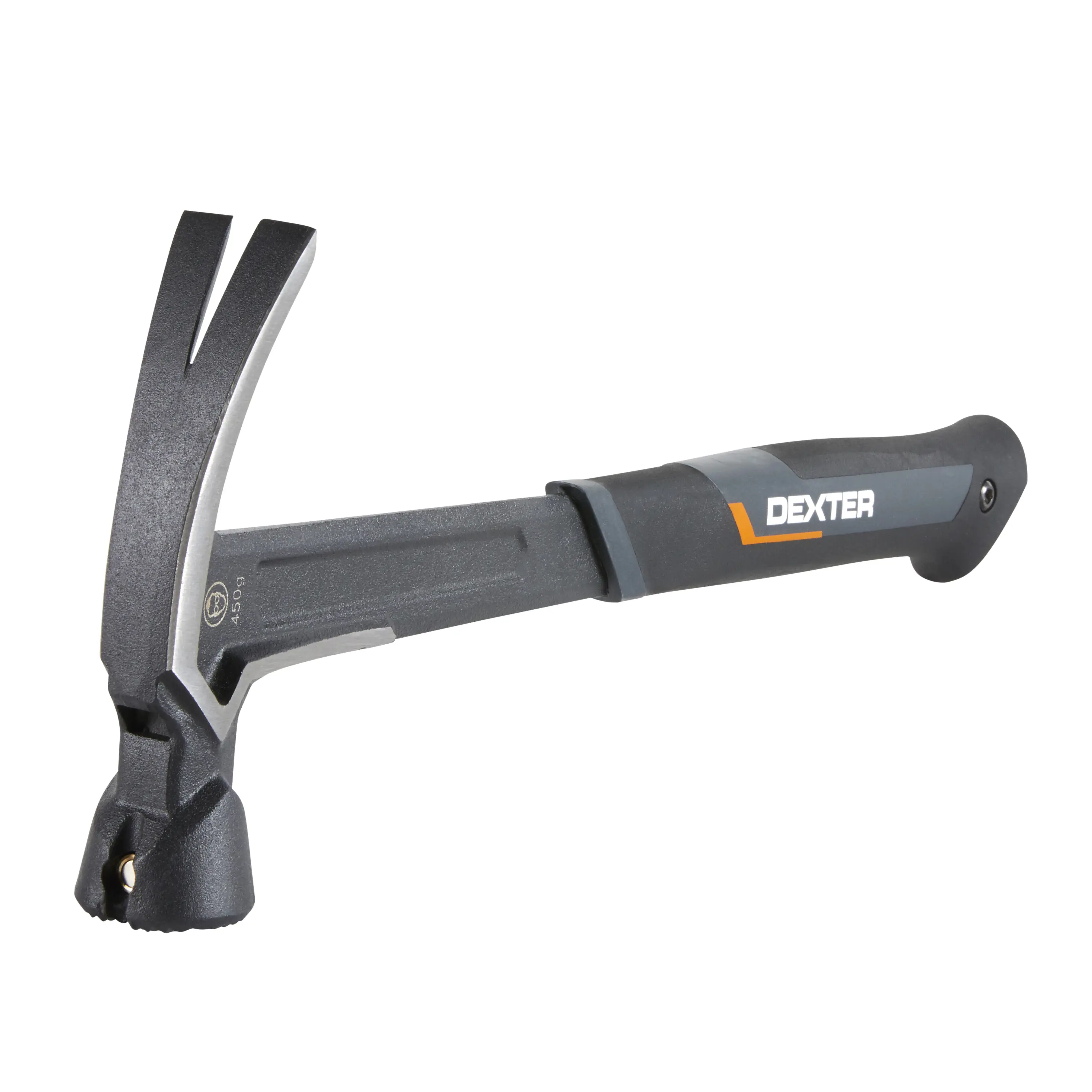 Изображение товара Молоток-гвоздодер Dexter Pro HM46F из углеродистой стали, ручка из стекловолокна