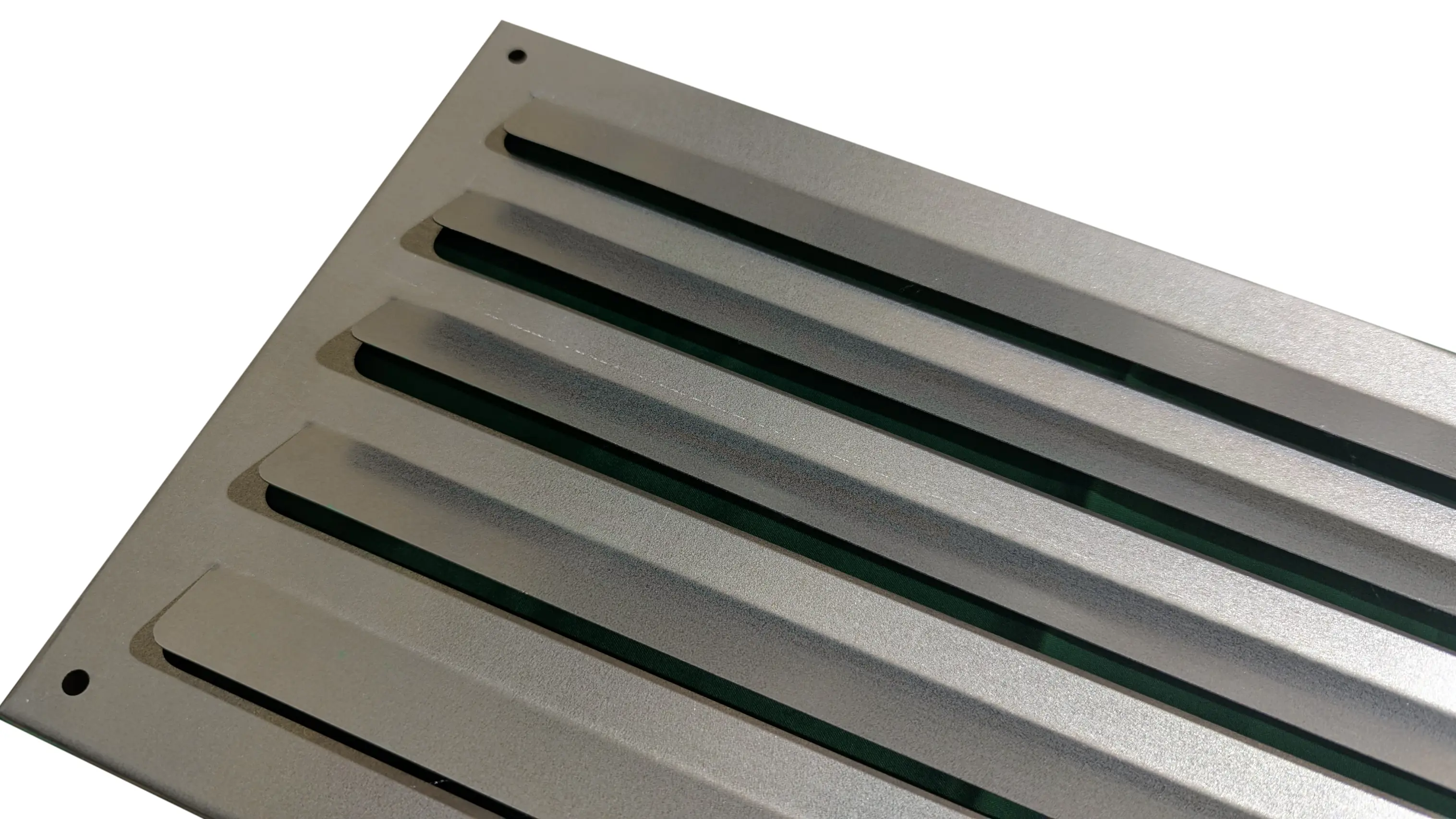 Изображение товара Решетка вентиляционная Шамрай RG01204000 1200x400 мм оцинкованная сталь серый цвет