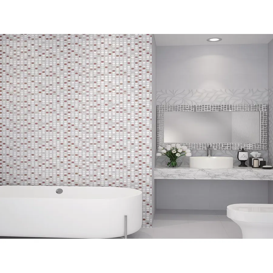 Изображение товара Керамическая плиткаEletto ceramica Malwiya 24.2x70 серая для стен и интерьера