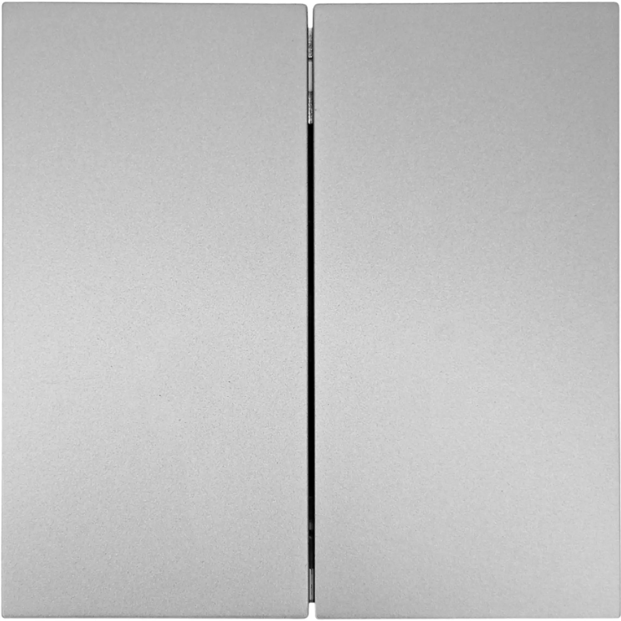 Изображение товара Выключатель встраиваемый Lezard Zima 2 клавиши серый матовый