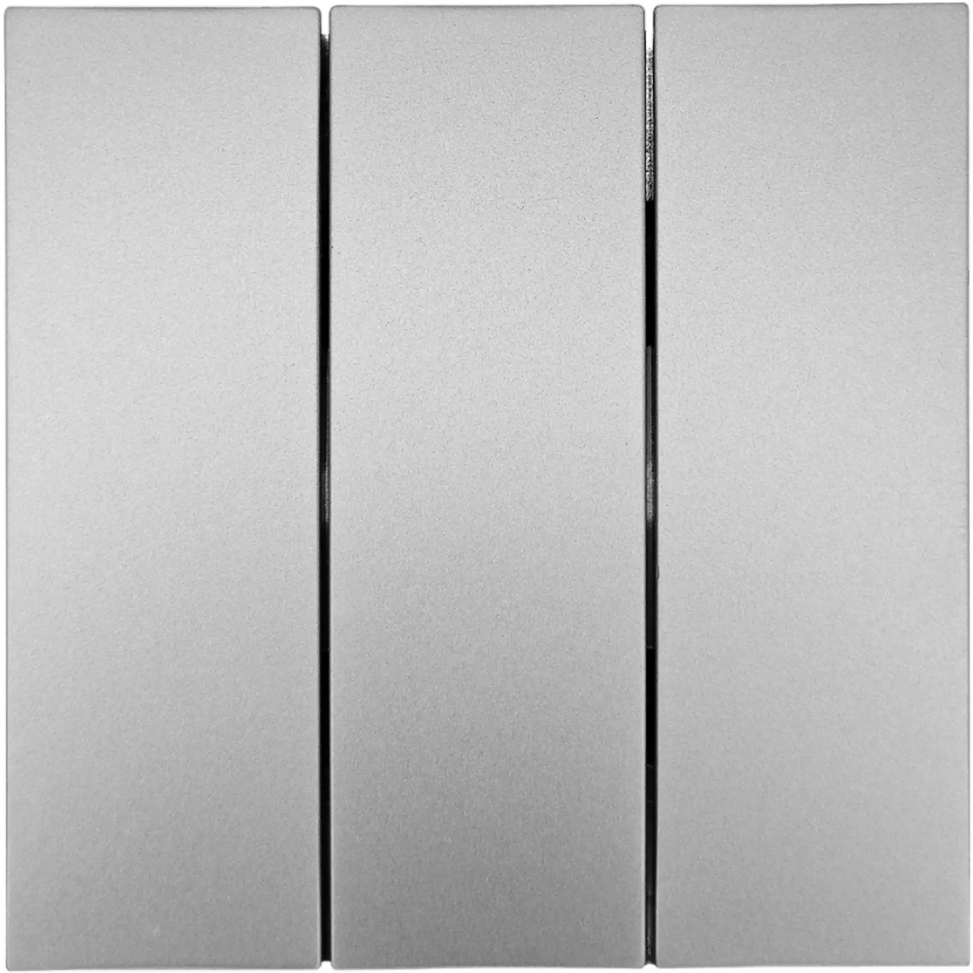 Изображение товара Встраиваемый выключатель Zima с 3 клавишами серый матовый