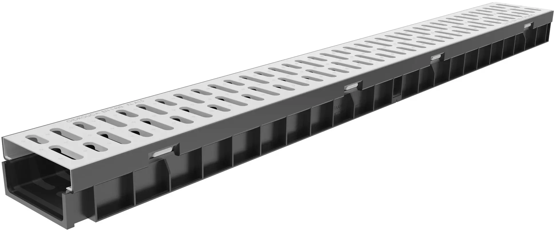 Изображение товара Канал с решеткой Gidrolica 1000x115x55 мм цвет черный