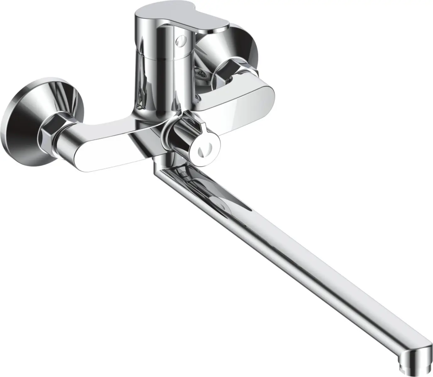 Изображение товара Смеситель для ванны Rush Sk5720-51 однорычажный с душевой лейкой цвет хром