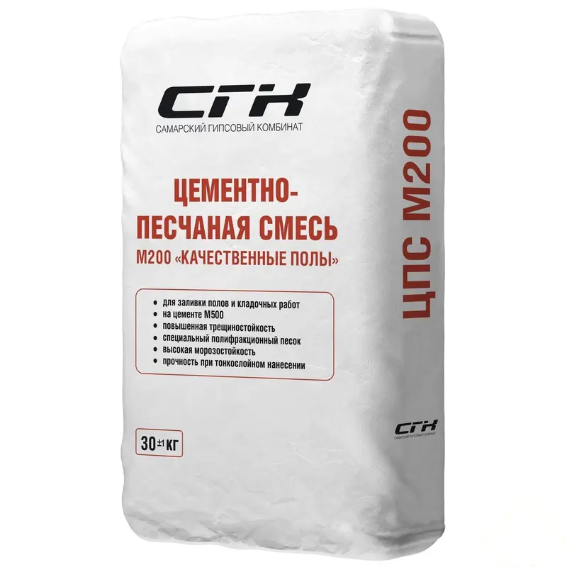 Изображение товара Смесь цементно-песчаная Forman М200, 30 кг