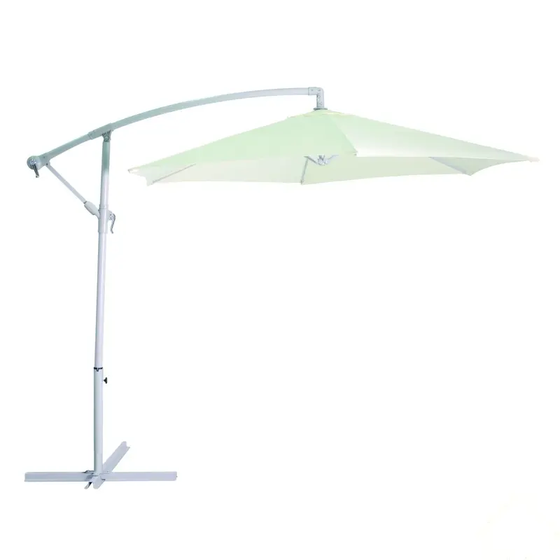 Изображение товара Зонт дачный 2.7 м бежевый подвесной на подставке, металл/полиэстер