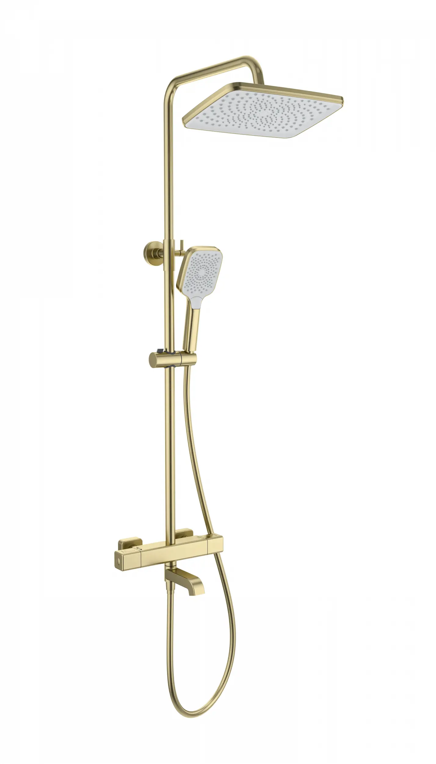 Изображение товара Душевая система Wonzon & woghand WW-B3016-T1-BG 1 режимная цвет брашированное золото