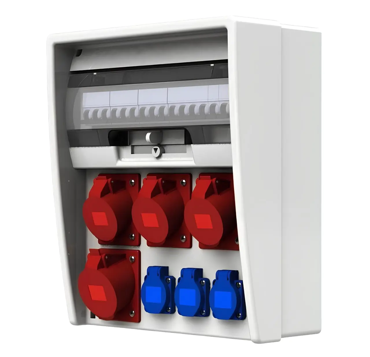 Изображение товара Навесной электрощит с розетками EVOL GROUP Combox Ultra 17 модулей IP44