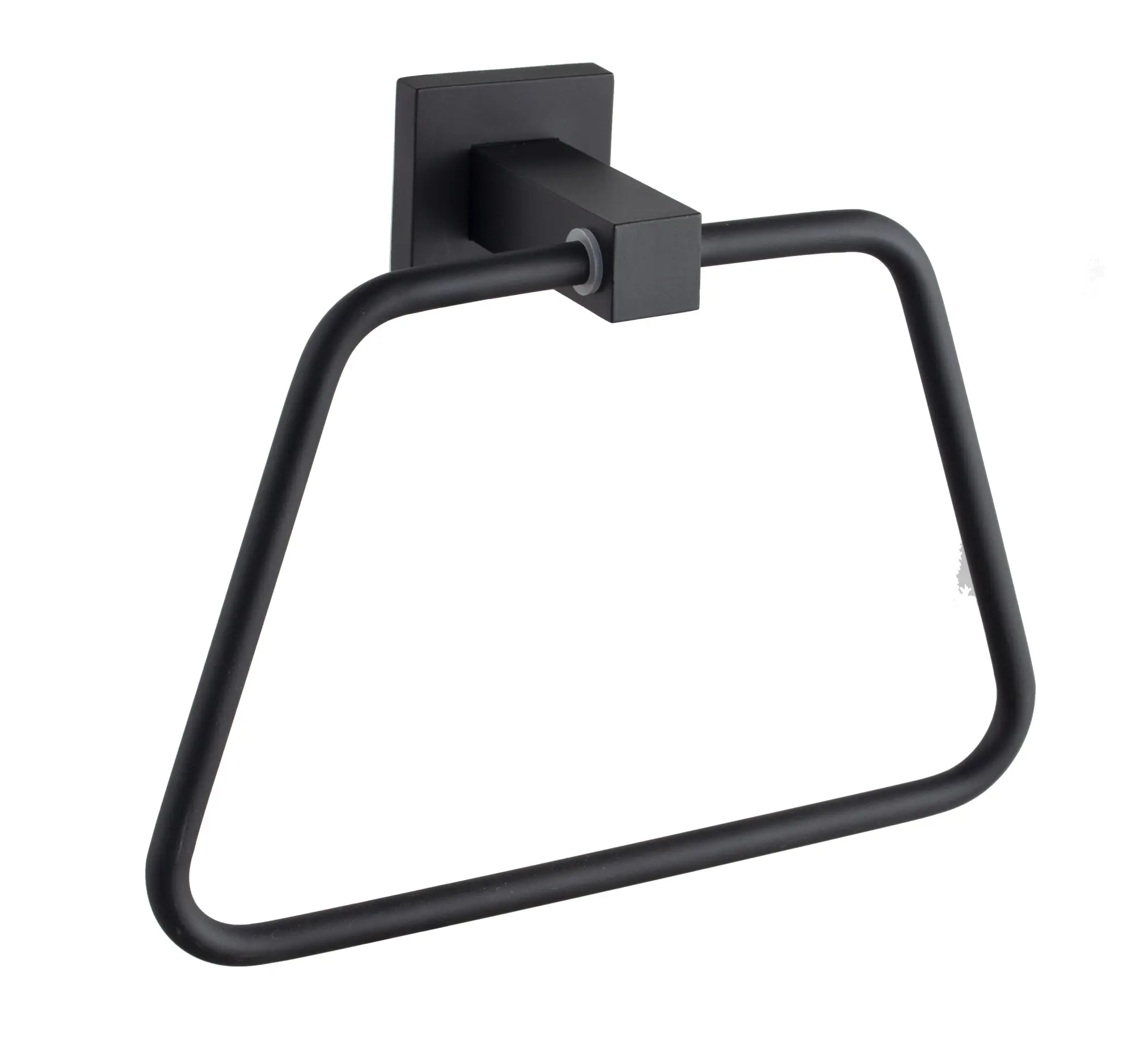 Изображение товара Кольцо для полотенец навес квадро металл черный