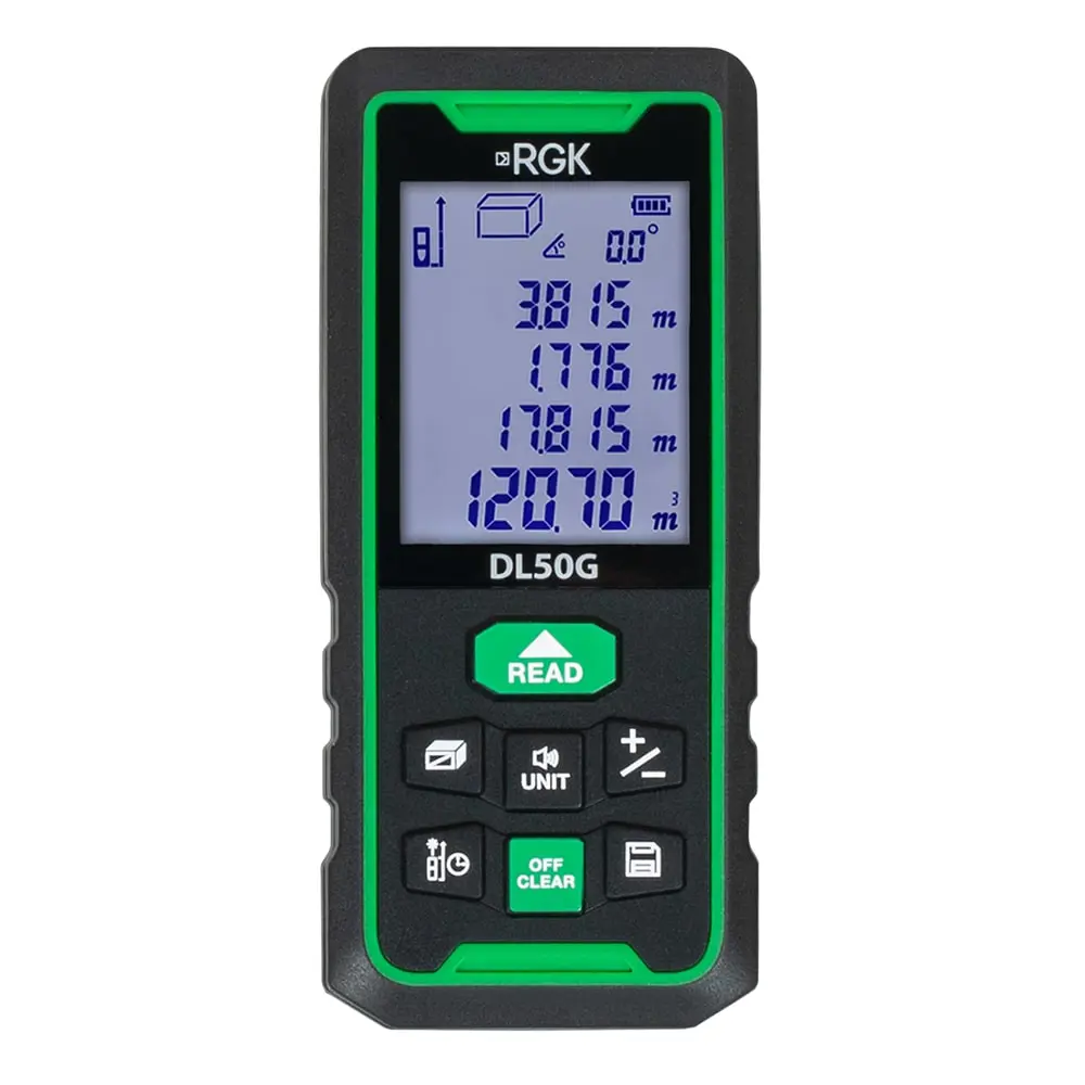 Изображение товара Дальномер лазерный RGK DL50G до 50 м с угломером