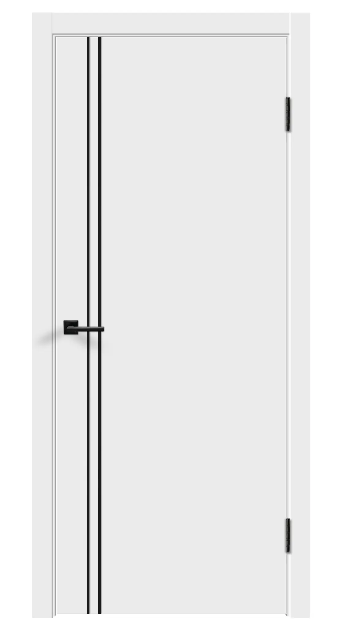 Изображение товара Межкомнатная глухая дверь Velldoris Flat M2 200x90 см ПВХ белая без остекления