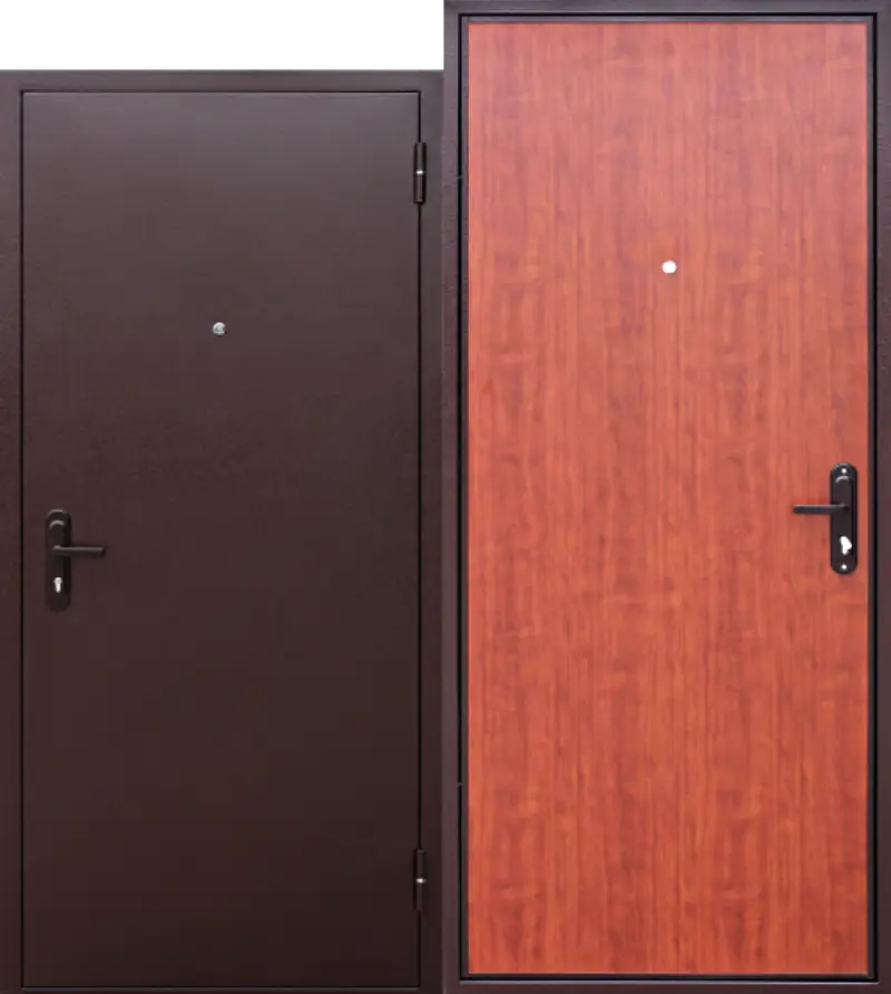 Изображение товара Входная дверь Прораб Стройгост правая 205x86см цвет медный антик/рустикальный дуб