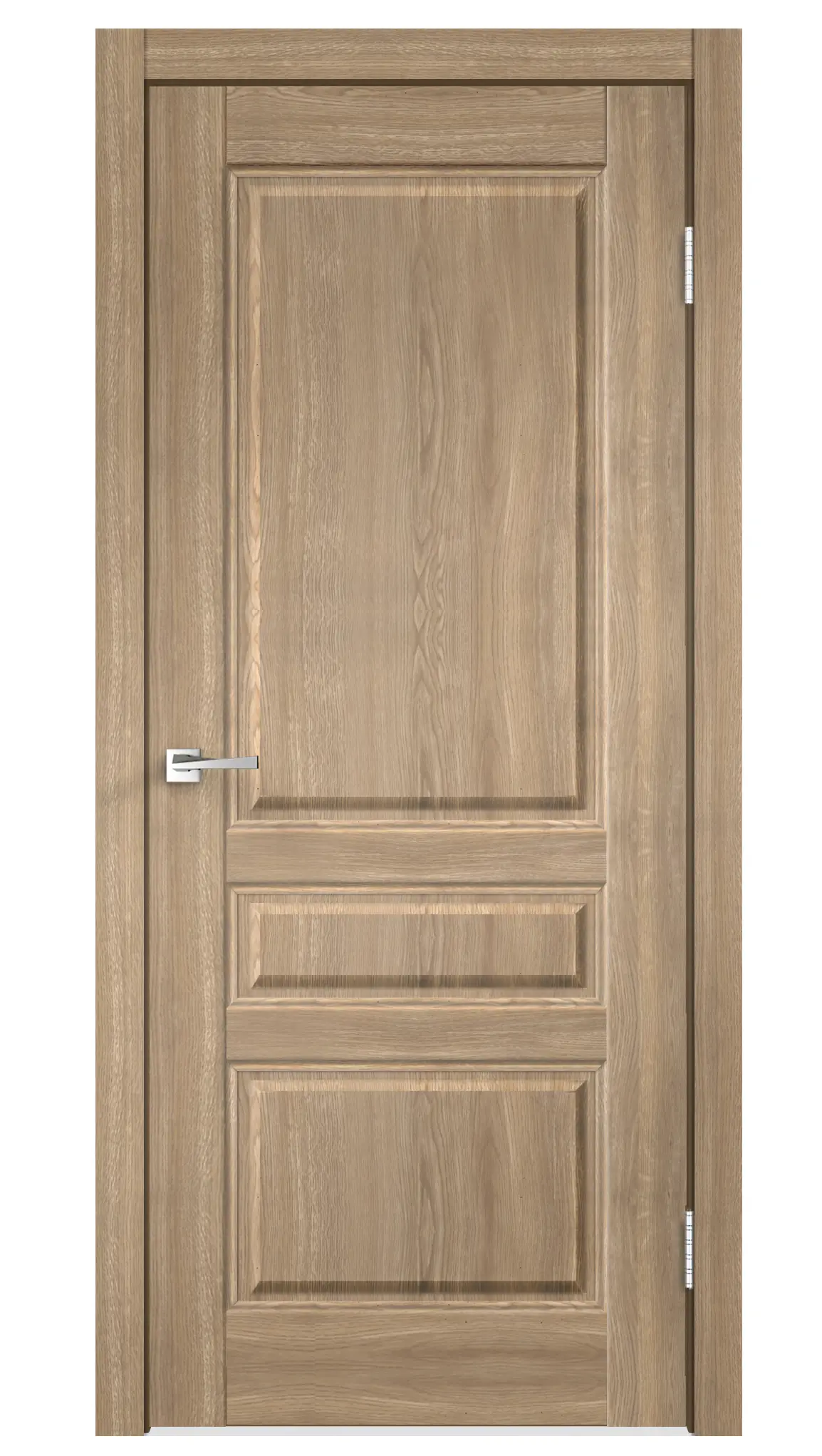 Изображение товара Комплект межкомнатной двери Velldoris Villa 3P 200x70см ПВХ цвет дуб европейский