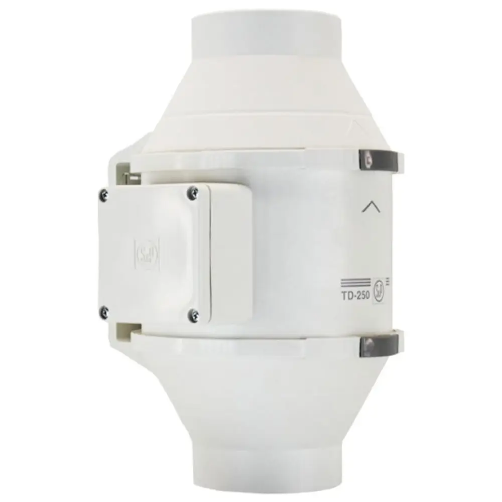 Изображение товара Вентилятор вытяжной S&P TD Mixvent TD500/160 T 3V D160 мм 35 дБ 550 м³/ч обратный клапан цвет белый