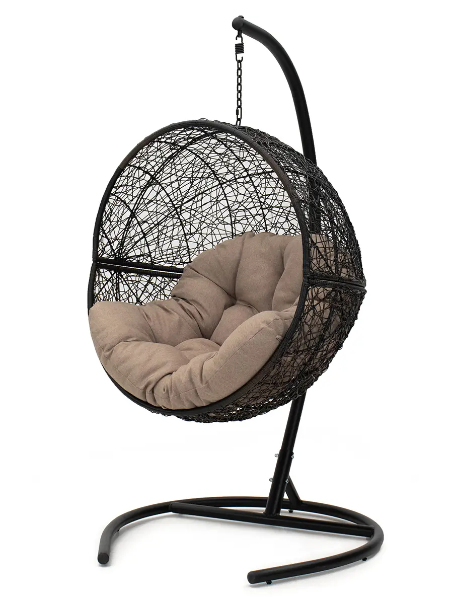 Изображение товара Кресло подвесное Kornera 012103-we Лаунж 1-х местные до 180 кг черный