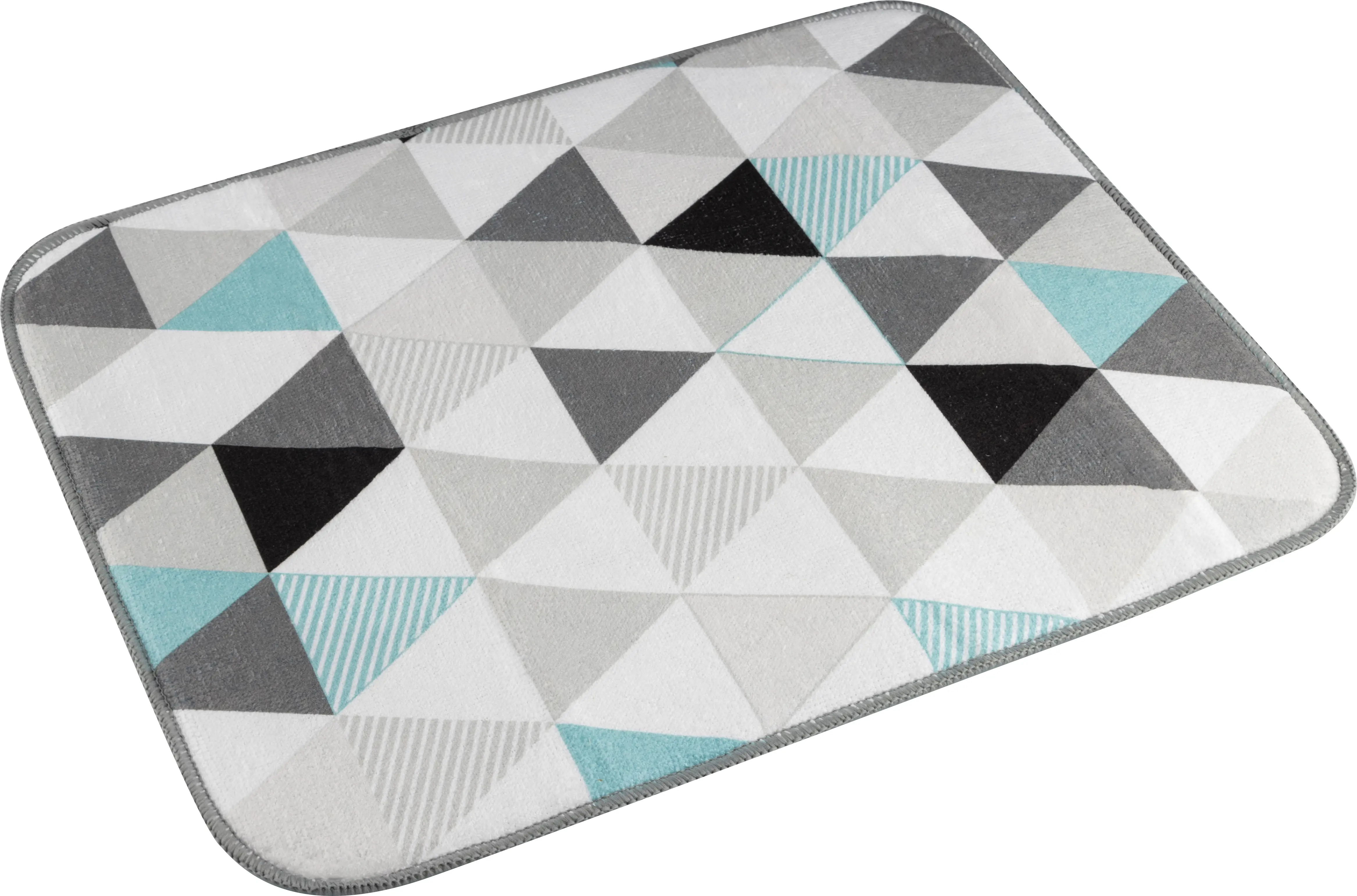 Изображение товара Коврик для сушки посуды Рыжий кот 45x35 см микрофибра разноцветный