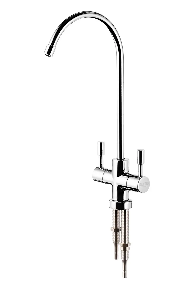 Изображение товара Кран для чистой воды Гейзер №7 двойной для минерализации