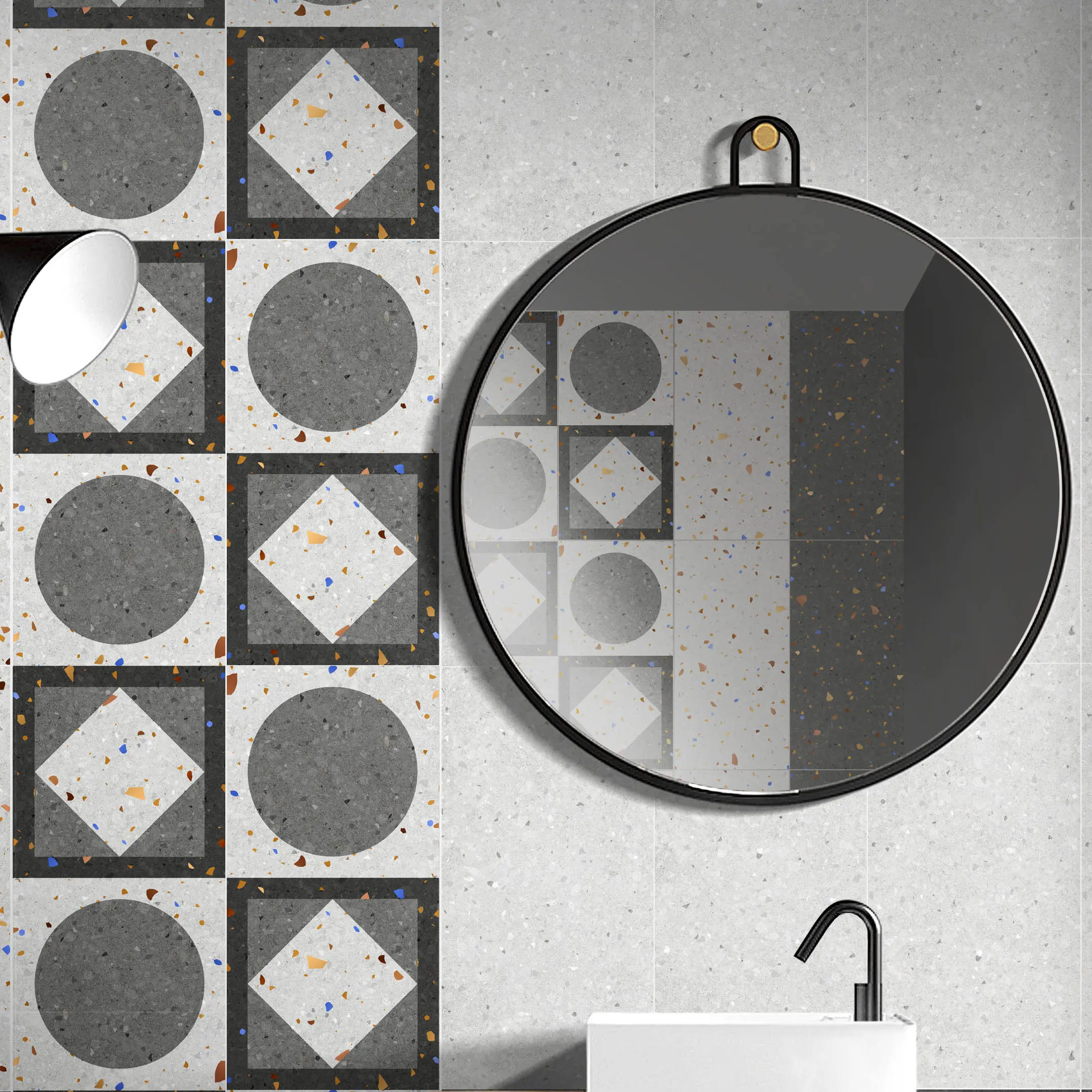 Изображение товара Плитка настенная Керамин Салерно 7М 60x30 см серого цвета