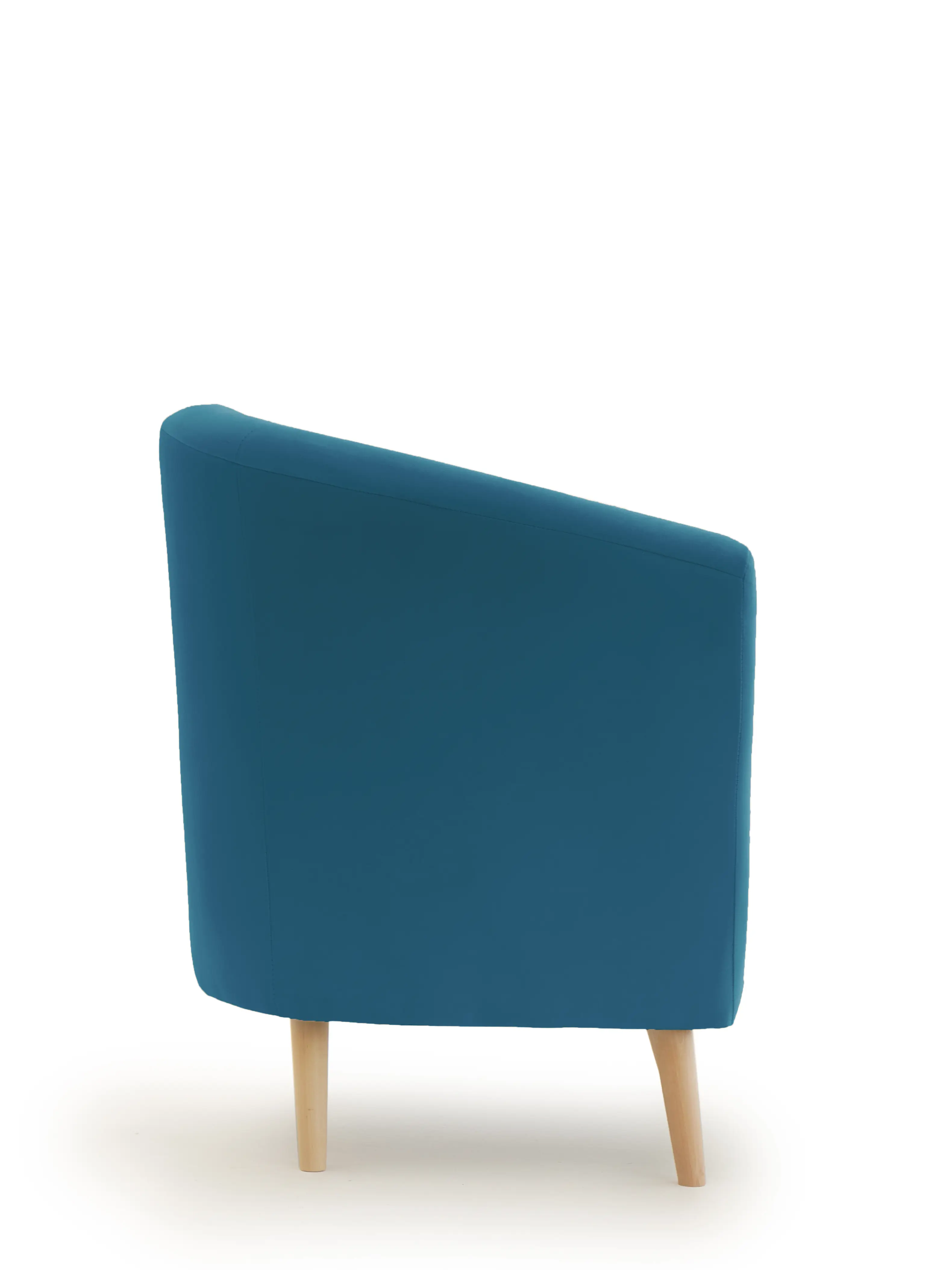 Изображение товара Кресло Диван не мебель Алекто 85x85x75 см велюр цвет синий;голубой