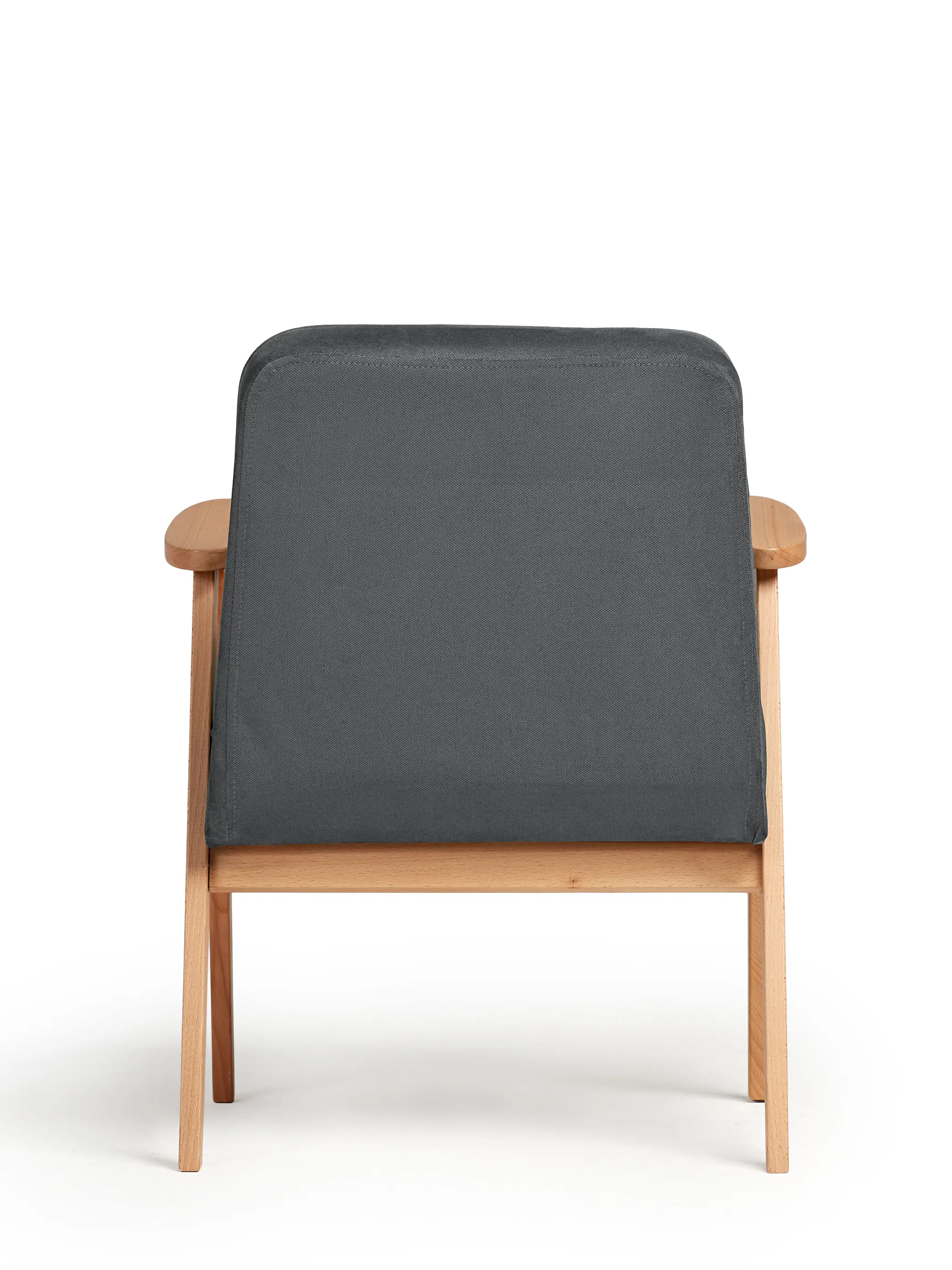 Изображение товара Кресло Диван не мебель Несс 60.5x76x64 см велюр цвет серый