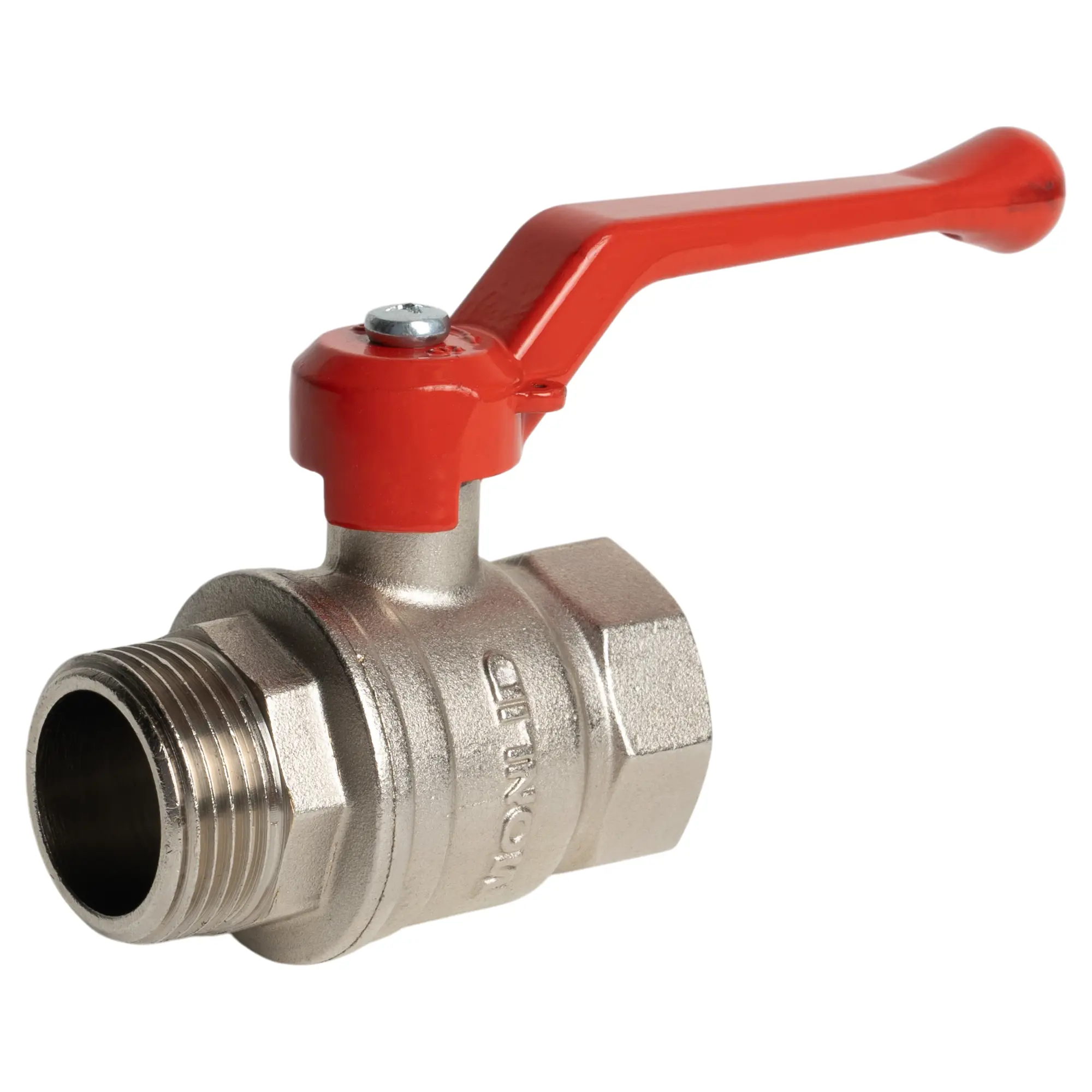 Изображение товара Кран шаровой Monlid DN25 PN40 1" латунь ручка рычаг надежный для водопровода