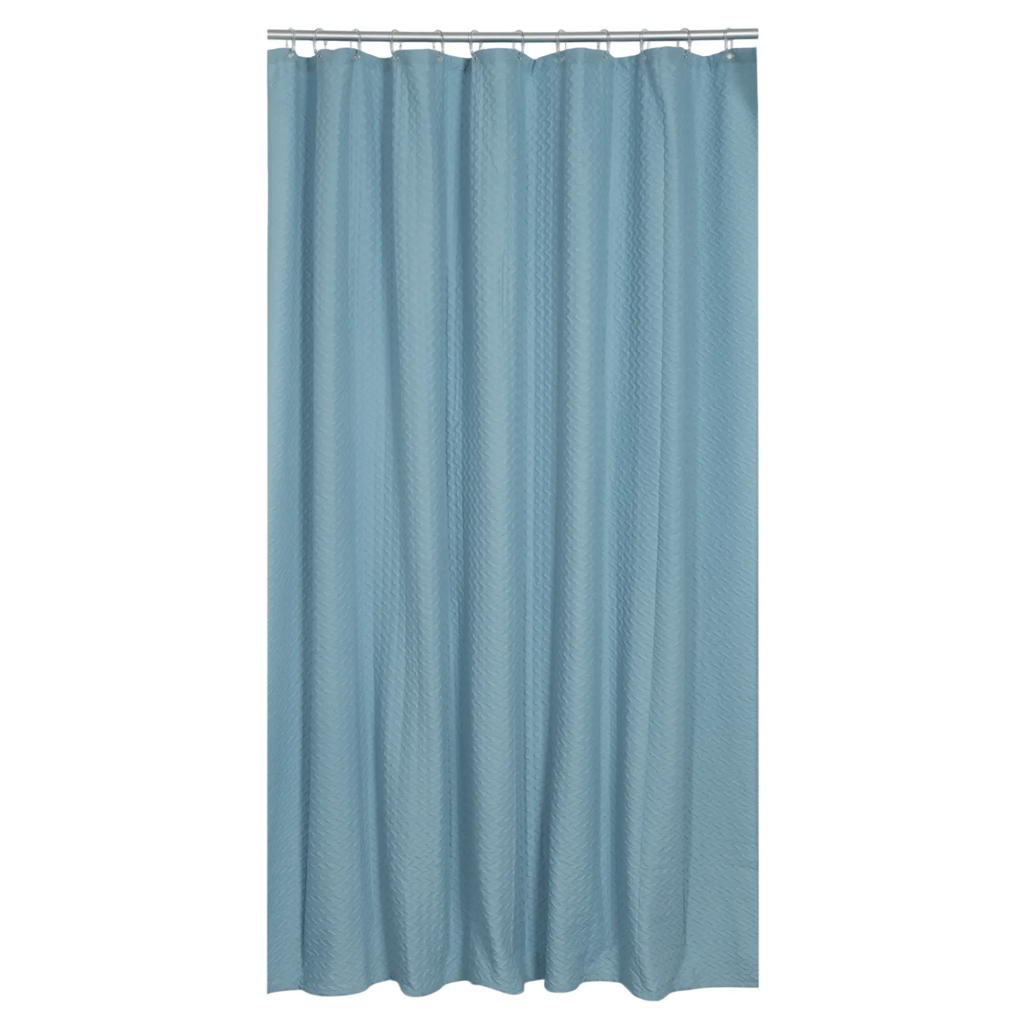 Изображение товара Штора для ванной Swensa Baikal SWC-95-60-TQ бирюзовая 200x180 см полиэстер