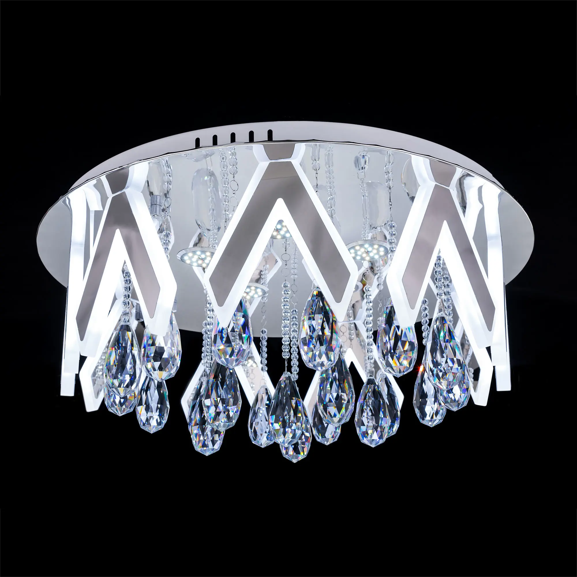 Изображение товара Люстра потолочная светодиодная EL335C87.1 Maximus Citilux 30 м² нейтральный белый свет цвет серебряный